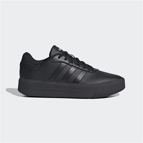 Adidas Black Platform Shoes 